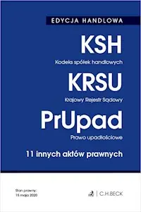 Edycja handlowa Kodeks spółek handlowych Krajowy Rejestr Sądowy Prawo upadłościowe Nowy