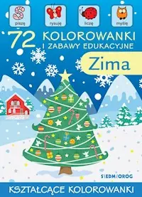 72 kolorowanki i zabawy edukacyjne Zima Ostatnie sztuki