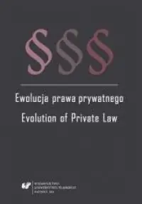 Ewolucja prawa prywatnego. Evolution of Private Law Oferta czasowa