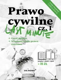 Last Minute prawo cywilne cz. 1 Najlepsza cena