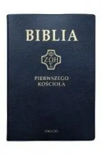 Cena promocyjna Biblia pierwszego Kościoła granatowa