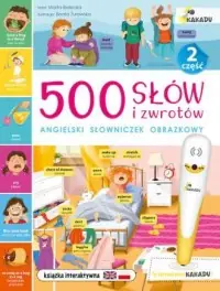 500 słów i zwrotów Angielski słowniczek obrazkowy cz. 2 Ekspresowa dostawa