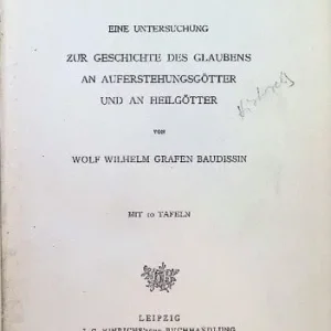 Adonis und esmun 1911 r. Hit cenowy