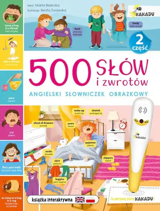 500 słów i zwrotów. Angielski słowniczek obrazkowy 2. Kakadu Okazja