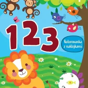 123. Kolorowanka z naklejkami Wyprzedaż