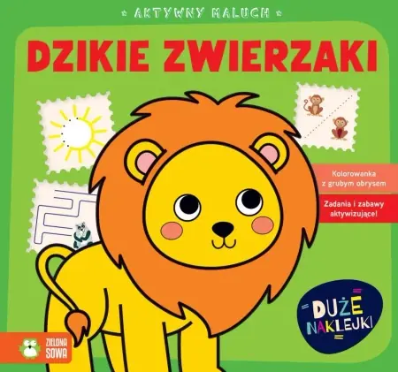 Aktywny maluch. Dzikie zwierzaki - Maria Treter Dostępne od ręki