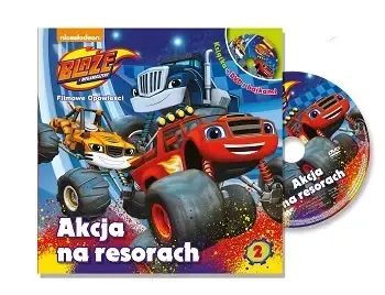 Akcja na resorach blaze i megamaszyny + dvd - Opracowanie zbiorowe Wysoka jakość