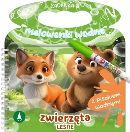 Niska cena Zadanka & malowanki wodne. Zwierzęta leśne - Wioleta Żyłowska