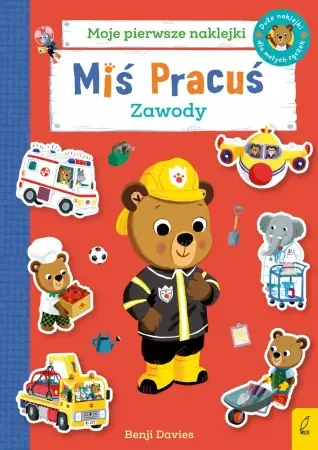 Zawody. Miś Pracuś. Książka z naklejkami - Benji Davies Szybka wysyłka