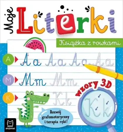 Moje literki. Książka z rowkami - Bogusław Michalec Dostępne od ręki