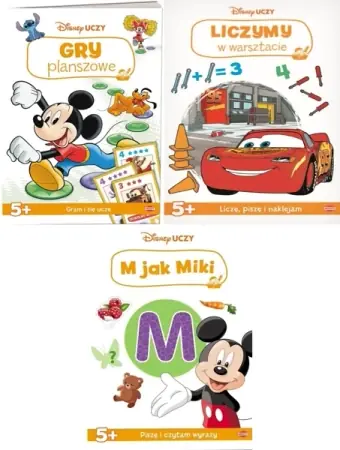 Zestaw Disney Uczy dla chłopca - Książki - praca zbiorowa Premium