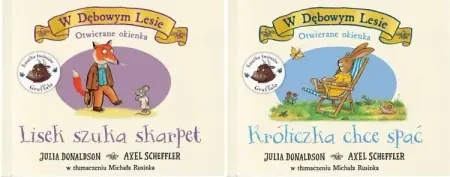 PAK Króliczka chce spać + Lisek szuka skarpet - Julia Donaldson Hit cenowy