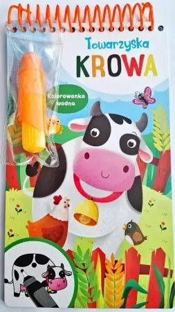 Wysoka jakość Towarzyska krowa. Kolorowanka wodna - Praca zbiorowa