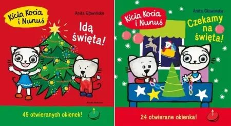 2w1 KICIA KOCIA I NUNUŚ IDĄ ŚWIĘTA + CZEKAMY NA ŚWIĘTA! - ANITA GŁOWIŃSKA - Anita Głowińska Bezpieczne zakupy