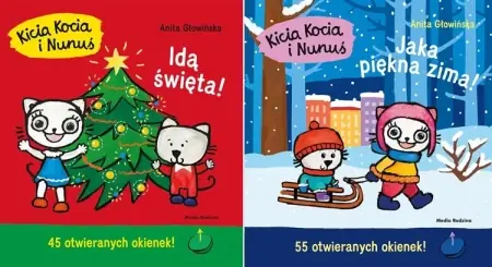 2w1 KICIA KOCIA I NUNUŚ IDĄ ŚWIĘTA + JAKA PIĘKNA ZIMA! - GŁOWIŃSKA ANITA - Anita Głowińska Kup online
