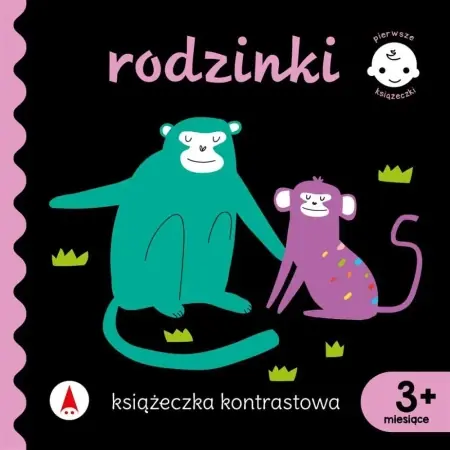 Książeczka kontrastowa. Rodzinki - Wydawnictwo Skrzat Darmowy zwrot