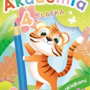 Akademia 4-latka z naklejkami - Anna Horosin Tylko do końca tygodnia
