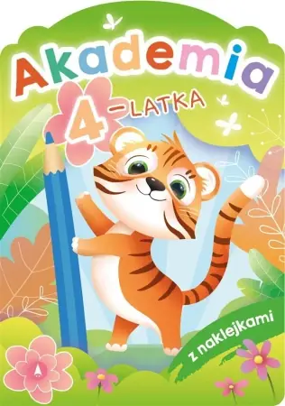 Akademia 4-latka z naklejkami - Anna Horosin Tylko do końca tygodnia