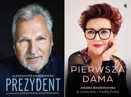 Tani PAKIET Pierwsza dama Jolanta Kwaśniewska + Prezydent Aleksander Kwaśniewski - Znak Literanova